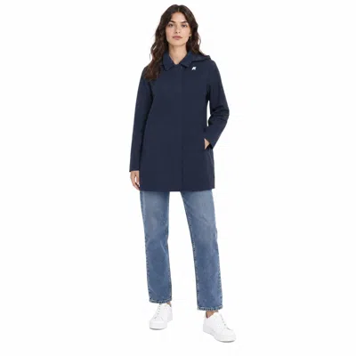 K-way Coats In Blue Blu