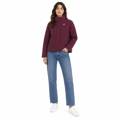 K-way Coats In Burgundy