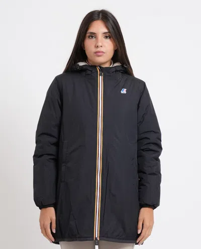 K-way Coats In Nero Scuri