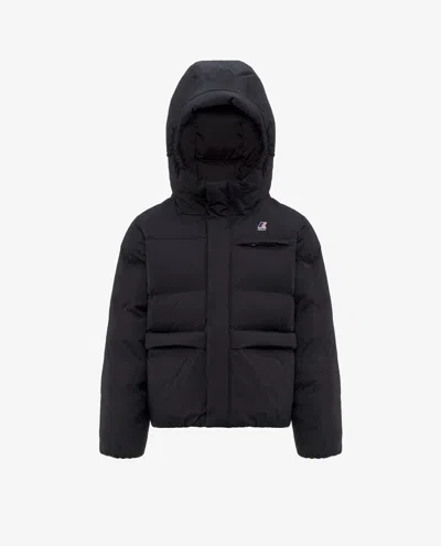 K-way Kids'  Coats In Nero Scuri