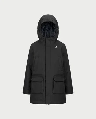 K-way Kids'  Coats In Nero Scuri