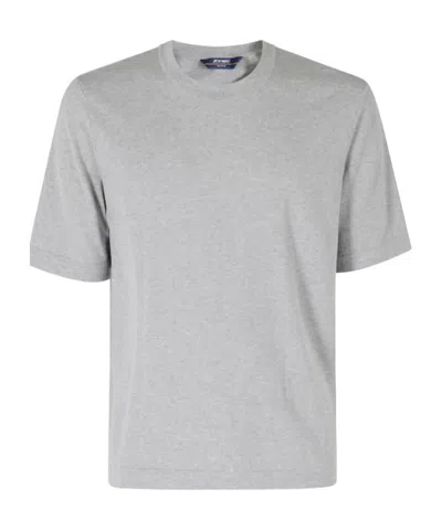 K-WAY COMBE MARL-EFFECT CREW-NECK T-SHIRT