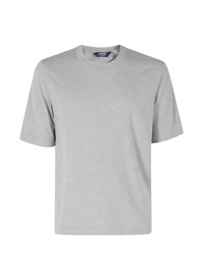K-way Combe Marl-effect Crew-neck T-shirt In Multi