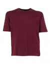 K-way Combe Knit Pullover In Burgundy