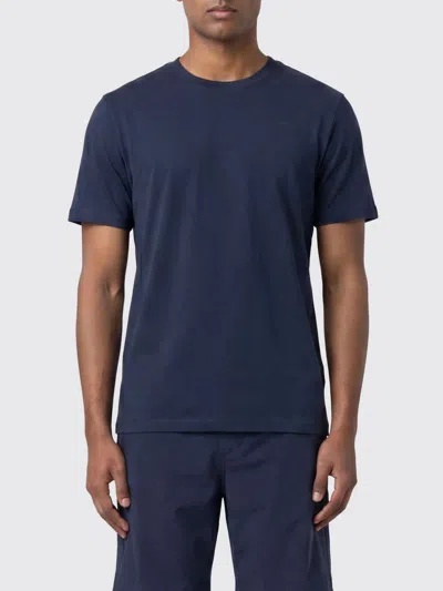 K-way Cotton Crew Neck T-shirt In Blue