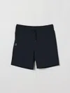 K-way Kids'  Cotton Shorts With Drawstring In Black