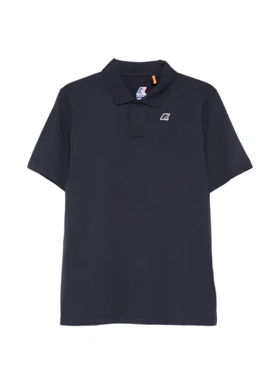 K-way Decouvrir Logo Polo Shirt In Black