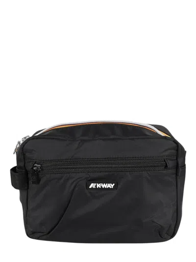K-way Demu Waterproof Travel Beauty Case By  In Black
