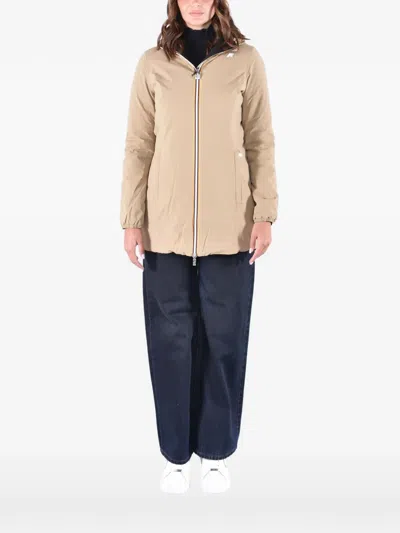 K-way Denise Reversible Coat In Multi