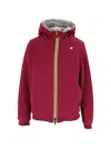 K-way Deva Reversible Jacket In Red