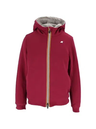 K-way Deva Reversible Jacket In Red