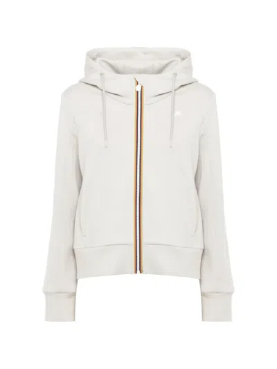 K-way Divine Zip-fastening Hoodie In Neutral