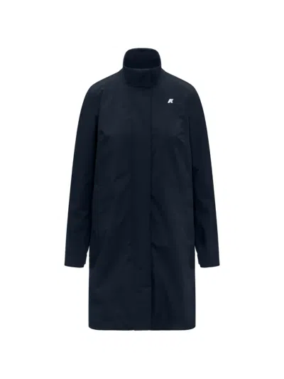 K-way Dukesse Stretch Two-layer Coat In Blue