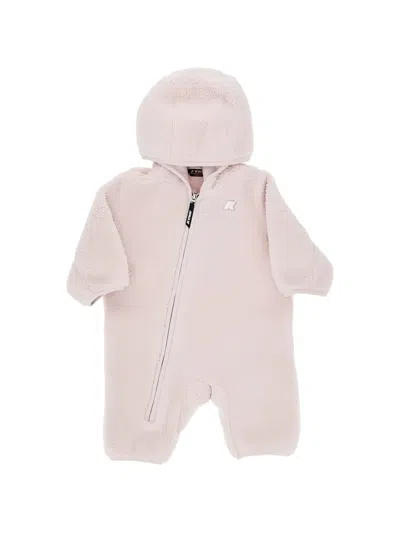 K-way Babies' E. Jannette Hooded Polar Snowsuit In Neutral