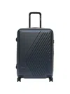 K-way Embossed Logo-detail Suitcase In Blue