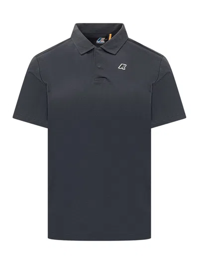 K-way Essential Sleeveless Polo In Blue Depth