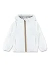 K-way Essential Waterproof Jacket For Boys In White