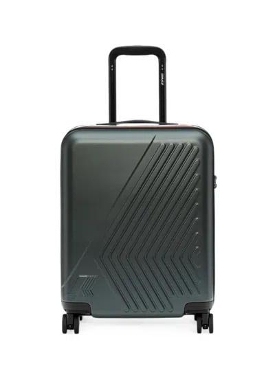 K-way Eudoxie Logo Carry-on Suitcase In Brown