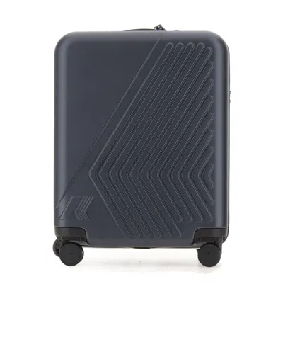 K-way Eudoxie Logo Embossed Trolley In Black