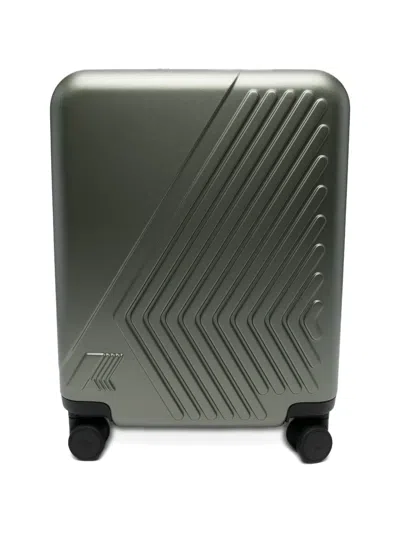 K-way Eudoxie Logo Suitcase In Green
