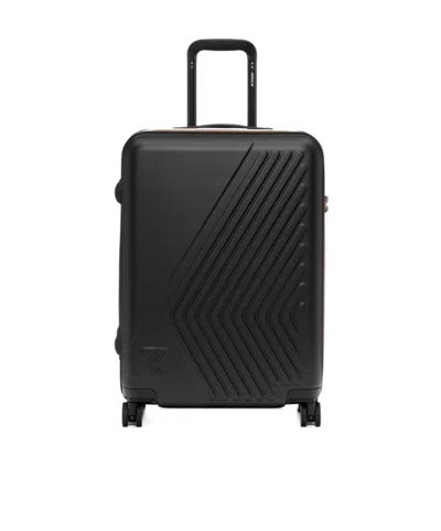 K-way Eudoxieur Medium Trolley Suitcase In Black