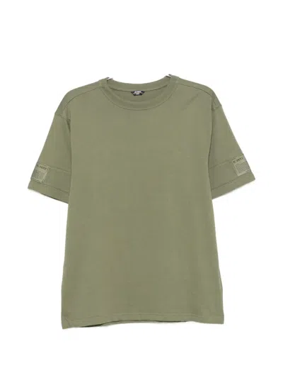 K-way Fantome Sleeve-label T-shirt In Green