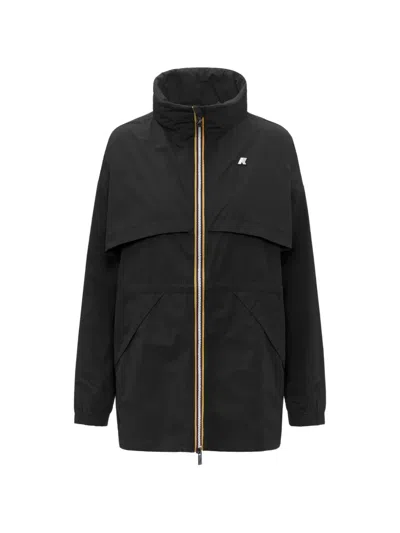 K-way Flap Pocket Jacket In Black