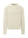 K-way Fragan Fleece-stitch Knit Pullover In Neutral