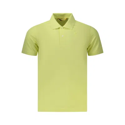 K-way Giallo Cotton Mens Polo In Green
