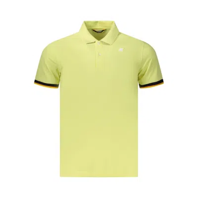 K-way Giallo Cotton Mens Polo In Green