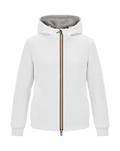 K-way Giubbino Deva Light Spacer Fur Double In White
