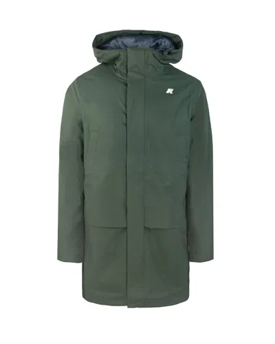 K-way Green Jarno Water-resistant Polyester Jacket