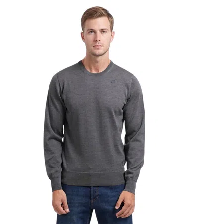 K-WAY GREY CREW NECK SWEATER