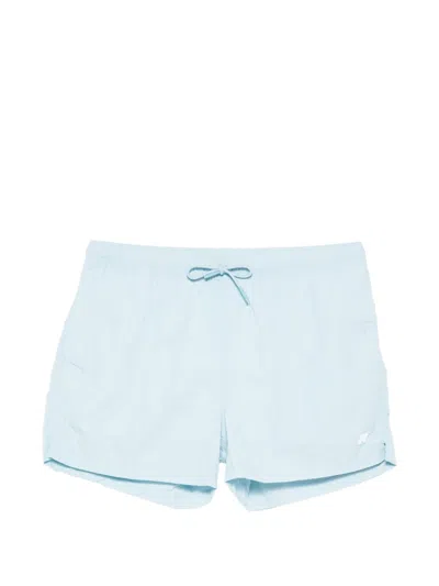 K-way Hazel Drawstring Swim Shorts In Blue