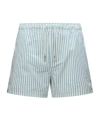 K-way Hazel Multistripes Beach In Blue