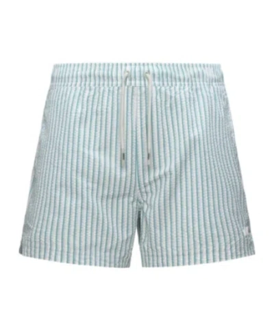 K-way Hazel Multistripes Beach In Blue