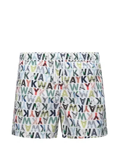 K-way Hazel Swim Shorts In Blue