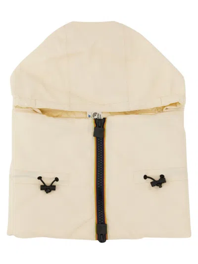 K-way Hooded Neck Warmer For All Seasons In Powder