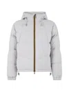 K-way Drawstring Hooded Down Jacket In Multi