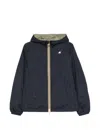 K-way Blue Jake Plus Double Jacket In Blue