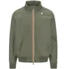 Kway Hoodie Man  - Amaury Stretch Nylon Jersey - Green