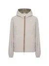 K-way Woman Jacket Light Grey Size Xl Recycled Nylon In Gray