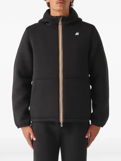 K-way Jack Reversible Zip-up Hoodie In Black