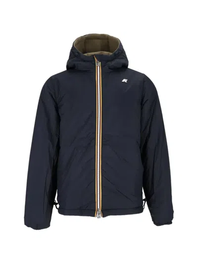 K-way Jack St Warm Double Corto Short Padded Jacket In Transparent