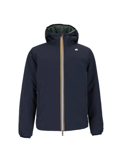 K-way Jack St Warm Double Corto Short Padded Jacket In Transparent