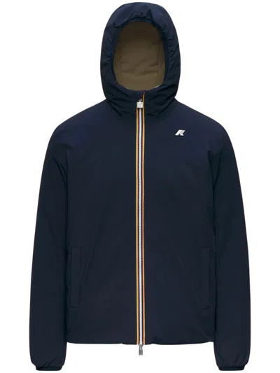 K-way Jack St Warm Double Jacket In Blue