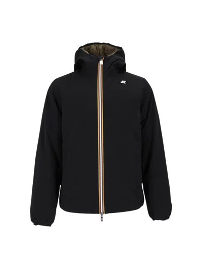 K-way Jack St Warm Reversible Jacket In Black