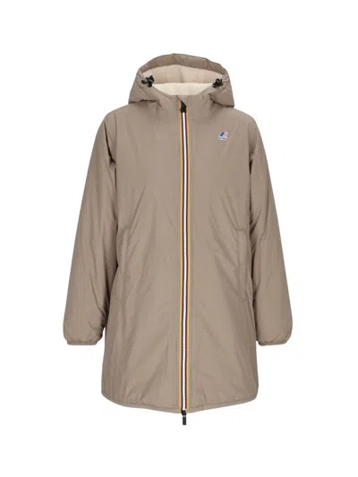 K-way Jacket Jacinthe Orsetto In Neutral