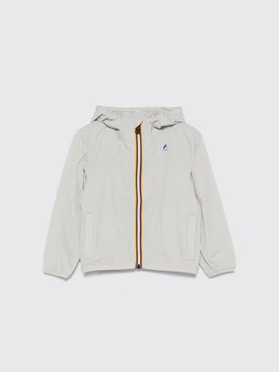K-way Kids'  Hooded P. Le Vrai 4.0 Claude Jacket In White