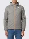 K-way Jacket  Men Color Grey In Gray